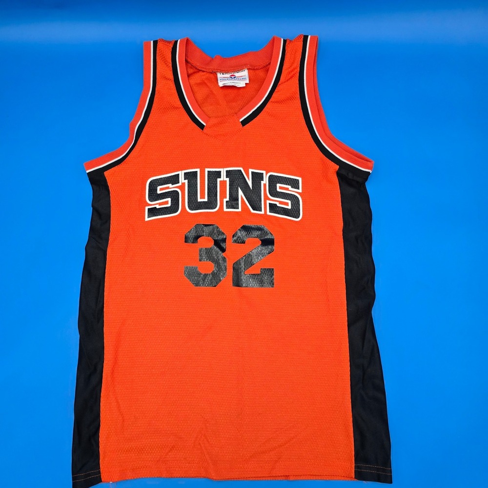 Teamwork Suns‎ 32 Basketball Jersey Orange Black Mens Size S Youth 34-36